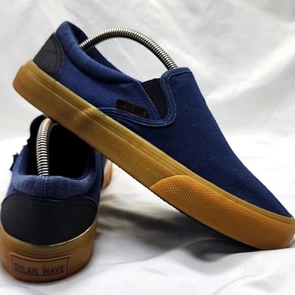 HUF DYLAN WAVE STYLE SCOTT SKATEBOARDING SNEAKERS CANVAS GUM SOLES BLUE IN GUC main image 10